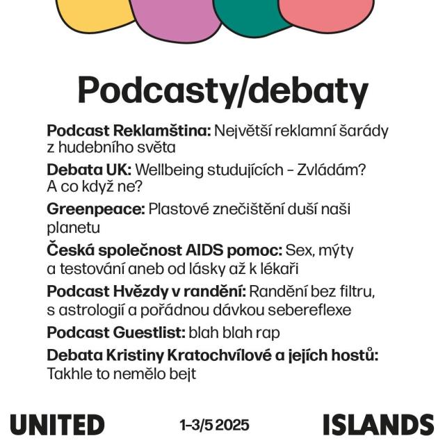 Letos se na United Islands můžete těšit na řadu podcastů